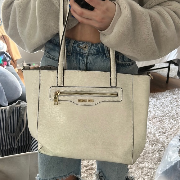 WHITE STEVE MADDEN SHOULDER BAG - Picture 1 of 3